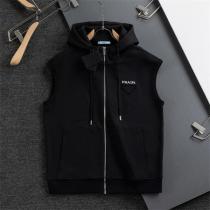 プラダ コピー ベスト カジュアル スタイリッシュ ノースリーブ フーディ PRADA