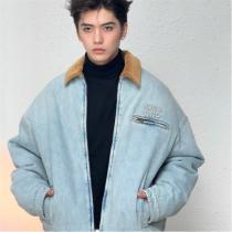 MIUMIU スーパーコピー デニムジャケット レトロ カジュアル おしゃれ 個...