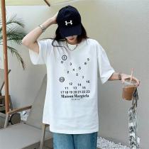 メゾンマルジェラ 偽物 Tシャツ 数字 シンプル 個性派 スタイリッシュ Maison Margiela