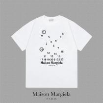メゾンマルジェラ 偽物 Tシャツ 数字 シンプル 個性派 スタイリッシュ Maison Margiela
