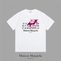 Maison Margiela コピー Tシャツ アート風グラフィック モダン 洗練 メゾンマルジェラ