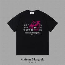 Maison Margiela コピー Tシャツ アート風グラフィック モダン 洗練 メゾンマルジェラ