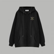 CELINE コピー ジップパーカー ロゴアイコン クール モダン カジュアル セリーヌ