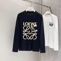 ロエベ 偽物 長袖Tシャツ プリント ユニーク スタイリッシュ モダン 個性派 LOEWE