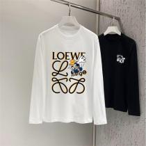 ロエベ 偽物 長袖Tシャツ プリント ユニーク スタイリッシュ モダン 個性派 LOEWE