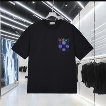  LOEWE 偽物 高級感あふれる モダンロゴ デザイン シンプル 上品 Tシャツ ロエベ