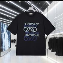 ロエベ コピー 洗練された クラシックブルーロゴ 個性派 カジュアル Tシャツ LOEWE