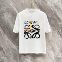 LOEWE コピー 上品 クラシカル レッド ベージュ 大人スタイル Tシャツ ...