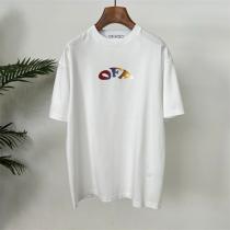 オフホワイト スーパー コピー グラフィティ風 バックロゴ 個性派 Tシャツ Off-White