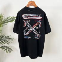 オフホワイト スーパー コピー グラフィティ風 バックロゴ 個性派 Tシャツ Off-White