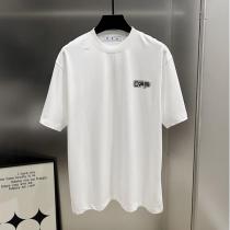 Off-White 偽物 モノクローム ステッチロゴ Xデザイン Tシャツ 注目...