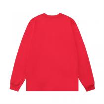 バレンシアガ コピー 長袖Tシャツ レッドカラー スポーツロゴ プレミアム BALENCIAGA