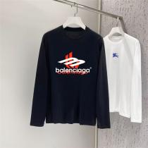 限定 BALENCIAGA コピー 長袖Tシャツ スポーツロゴ モダンデザイン ...