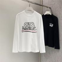 バレンシアガ スーパーコピー 長袖Tシャツ BBロゴ 刺繍ライン 入手困難 BALENCIAGA