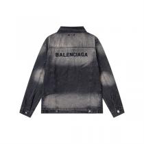  バレンシアガ 偽物 デニムジャケット ヴィンテージ調 ストリート 注目 BALENCIAGA