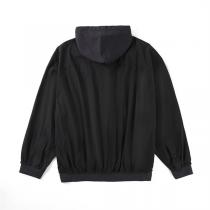 バレンシアガ 偽物 パーカー おしゃれ カジュアル フード付き ブラック BALENCIAGA