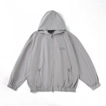 BALENCIAGA スーパーコピー ジャケット 軽量 モダン フード付き グレ...