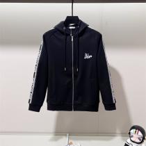 DIOR スーパーコピー パーカー フルジップ サイドロゴライン カジュアル スポーティ ディオール
