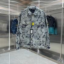 LOUIS VUITTON コピー デニムジャケット フローラルデザイン 個性派...