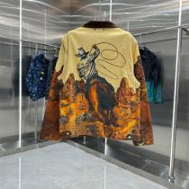  LOUIS VUITTON 偽物 ウエスタン カウボーイ プリント 限定感 デザイン ジャケット ルイヴィトン
