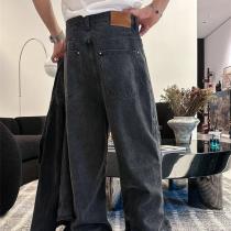 ルイヴィトン スーパーコピー ヴィンテージ風 個性派 モノグラム パターン ジーンズ  LOUIS VUITTON