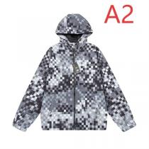 LOUIS VUITTON 偽物 高級 シンプル チェック柄 カモフラージュ カー ジャケット ルイヴィトン