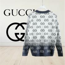 Gucc1 コピー カーディガン 柔らかい 上品 洗練された GGロゴ グラデーション ニット Gucc1