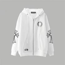 CHROME HEARTS コピー クロスロゴ モダン デザイン フルジップ パ...
