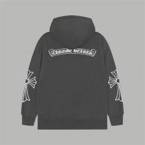  CHROME HEARTS コピー クロスロゴ モダン デザイン フルジップ パーカー カジュアル クロムハーツ