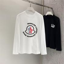 モンクレール 偽物 長袖Tシャツ カラフル ロゴプリント ファッショナブル 新作 MONCLER