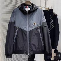 MONCLER 偽物 ジャケット バイカラー シック モード感 フード付き プレ...