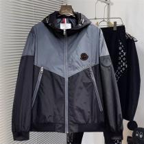 モンクレール コピー ジャケット ブラックロゴ スポーティー シンプルデザイン 上質 MONCLER