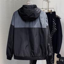 モンクレール 偽物 ジャケット プレミアム グレー切替 フード付き モードデザイン MONCLER
