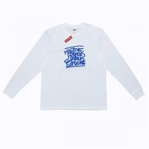 SUPREME 偽物 長袖Tシャツ 個性的 モダン グラフィティ プリント スタイリッシュ シュプリーム