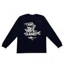 シュプリーム コピー 長袖Tシャツ 個性的 モダン グラフィティ ロゴ ルック プレミアム SUPREME