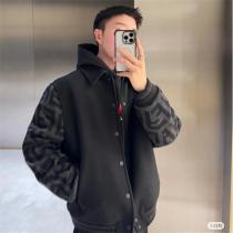 FENDI 偽物 ジャケット 個性派スタジャン風 高級感 大人カジュアル 人気必須 フェンディ