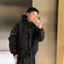 FENDI 偽物 ジャケット 個性派スタジャン風 高級感 大人カジュアル 人気必須 フェンディ