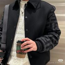 FENDI 偽物 ジャケット 個性派スタジャン風 高級感 大人カジュアル 人気必須 フェンディ