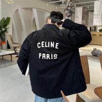 Celine コピー バックロゴ モード感 シンプル デザイン シャツジャケット カジュアル セリーヌ