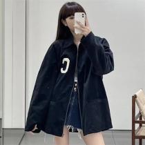 Celine コピー バックロゴ モード感 シンプル デザイン シャツジャケット カジュアル セリーヌ
