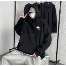 BALENCIAGA コピー パーカー 個性派 アートプリント ラグジュアリース...