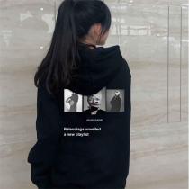 希少 バレンシアガ スーパーコピー パーカー 音楽モチーフ プレミアムデザイン BALENCIAGA