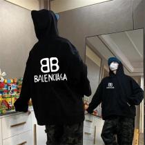 BALENCIAGA 偽物 パーカー ダブルBロゴ クラシックコレクション 新登場 バレンシアガ