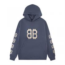  BALENCIAGA コピー パーカー ダブルBロゴ トレンド アイコニックデザイン 上質 バレンシアガ