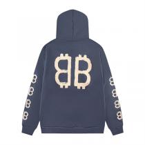  BALENCIAGA コピー パーカー ダブルBロゴ トレンド アイコニックデザイン 上質 バレンシアガ