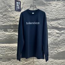 BALENCIAGA 偽物 贅沢 魅力 定番 必須 ロンT ブラック 新登場 売れ筋 トレンド バレンシアガ