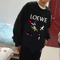 ロエベ スーパーコピー 人気トレーナー 個性派 プリントデザイン おしゃれ カジュアル LOEWE