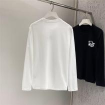 VERSACE 偽物 限定長袖Tシャツ ロゴデザイン ブラックベース おしゃれ 新登場 ヴェルサーチ