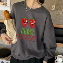  Gucc1 コピー トレーナー ユニーク 可愛い アート感 個性的 表情豊か おしゃれ Gucc1 