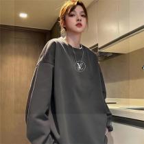 ルイヴィトン 偽物 トレーナー シンプルロゴ カジュアル スタイリッシュ LOUIS VUITTON